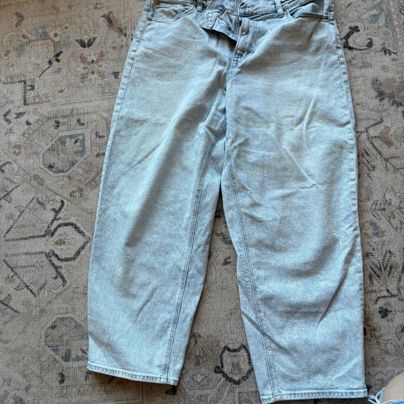 AE light denim barrel jeans - Picture 2 of 2